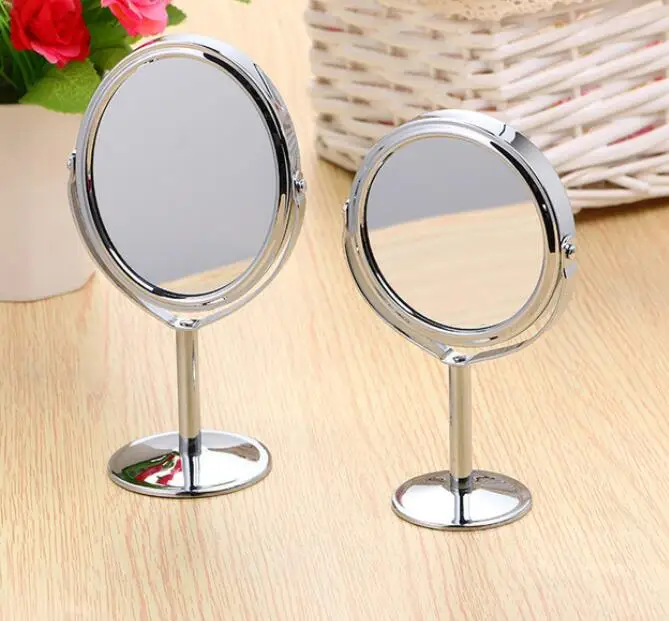 1pcs Desktop revolving makeup mirror stand for makeup magnifying 2X table mirrors, Round / Oval double sided mirror Silver metal
1pcs Desktop revolving makeup mirror stand for makeup magnifying 2X table mirrors, Round / Oval double sided mirror Silver metal