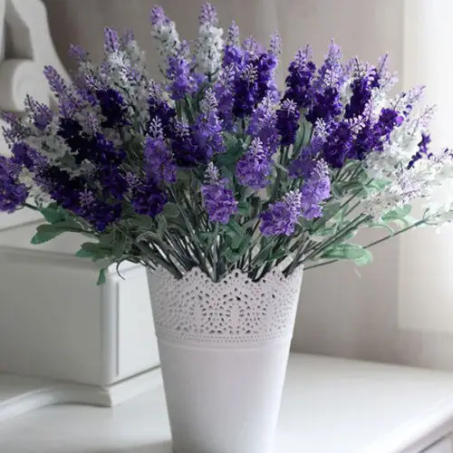 New 10 Heads Home Decor Lavender Flowers Silk Artificial Bouquet Wedding Party Artificial Flowers in Decorative Pots Craft
New 10 Heads Home Decor Lavender Flowers Silk Artificial Bouquet Wedding Party Artificial Flowers in Decorative Pots Craft