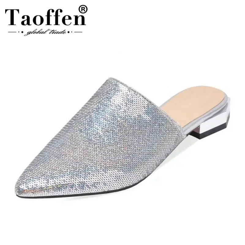 TAOFFEN Size 32-48 Bling Pointed Toe Flats Shoes Women Daily Night Club Sexy Summer Shoes Women Dating Party Flats Shoes
TAOFFEN Size 32-48 Bling Pointed Toe Flats Shoes Women Daily Night Club Sexy Summer Shoes Women Dating Party Flats Shoes