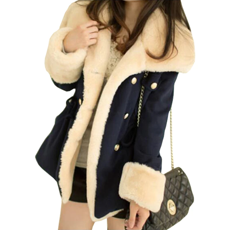 Korean winter coat women 2019 new fashion Slim double-breasted cardigan warm fake woolen coats thick clothing vestidos LBD6941
Korean winter coat women 2019 new fashion Slim double-breasted cardigan warm fake woolen coats thick clothing vestidos LBD6941