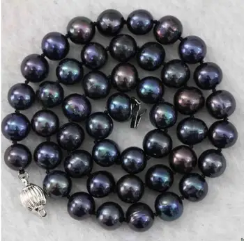 Hot sale New Natural black freshwater pearl 7-8mm irregular round beads hot sale jewelry necklace 18"
Hot sale New Natural black freshwater pearl 7-8mm irregular round beads hot sale jewelry necklace 18"