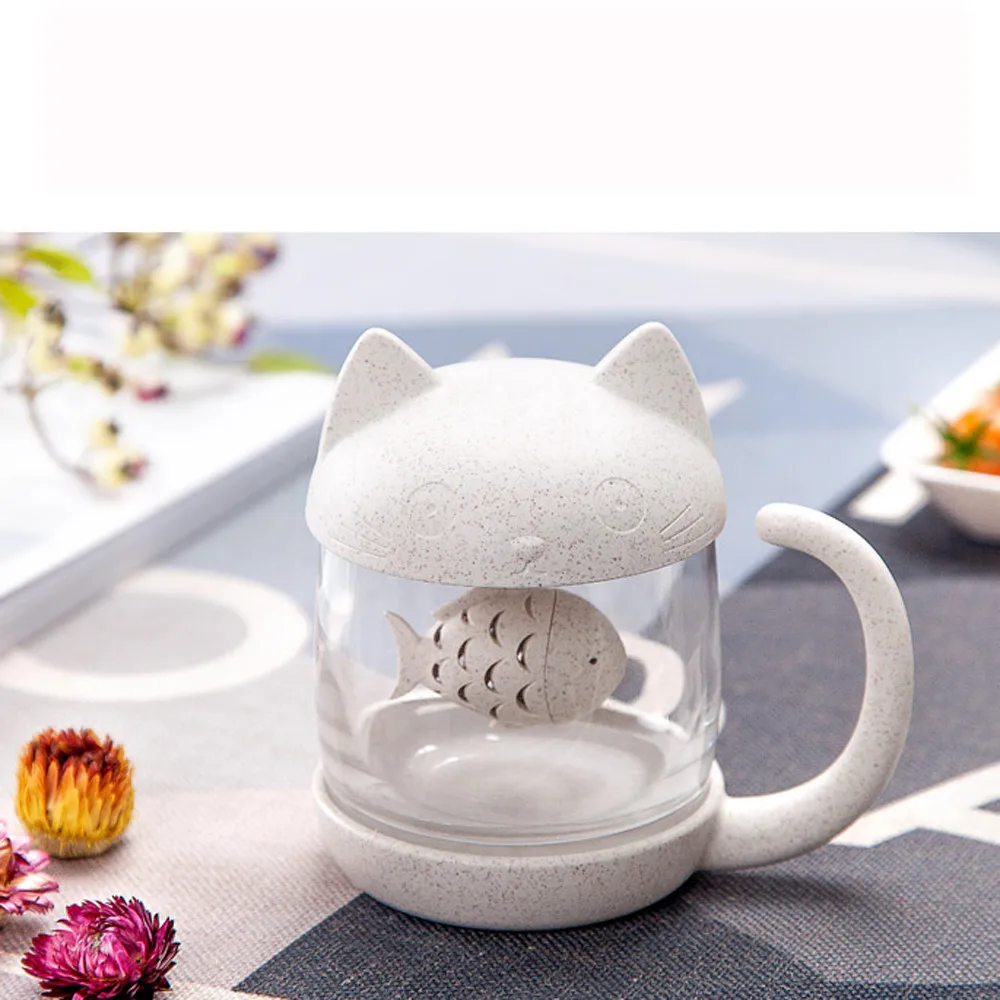 Cute Cat Little Monkey Glass Cup Filter Cup With Removable Bubble Extractor T724
Cute Cat Little Monkey Glass Cup Filter Cup With Removable Bubble Extractor T724