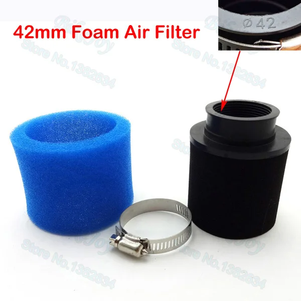 42mm Performance Foam Air Filter Blue For GY6 50cc 70cc 110cc 125cc Dirt Pit Bike ATV Quad Go Kart Buggy Moped Scooter Motor
42mm Performance Foam Air Filter Blue For GY6 50cc 70cc 110cc 125cc Dirt Pit Bike ATV Quad Go Kart Buggy Moped Scooter Motor