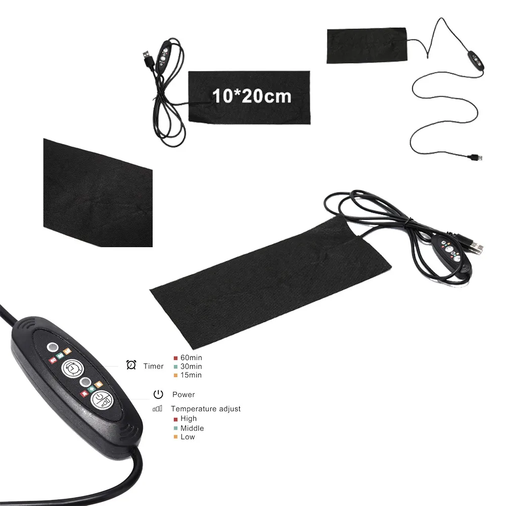 USB Electric Heating Pad 3 Gear Adjusted Temperature DIY Thermal Vest Jacket Clothing Gloves Shoes Heated Pads Hot Sale
USB Electric Heating Pad 3 Gear Adjusted Temperature DIY Thermal Vest Jacket Clothing Gloves Shoes Heated Pads Hot Sale