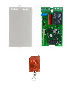 433MHZ AC220V 1CH 10A RF Remote Control Light Switch teleswitch Relay Output Radio Receiver Module Transmitter Garage door gate
433MHZ AC220V 1CH 10A RF Remote Control Light Switch teleswitch Relay Output Radio Receiver Module Transmitter Garage door gate