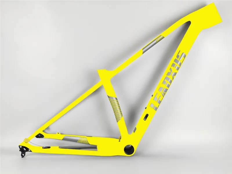 Discount LEADXUS 29er Super Light Carbon Fiber MTB Bike Frame Quick Release/Thru Axle Exchange 29 Inch Mountain Bicycle Carbon Frame 22