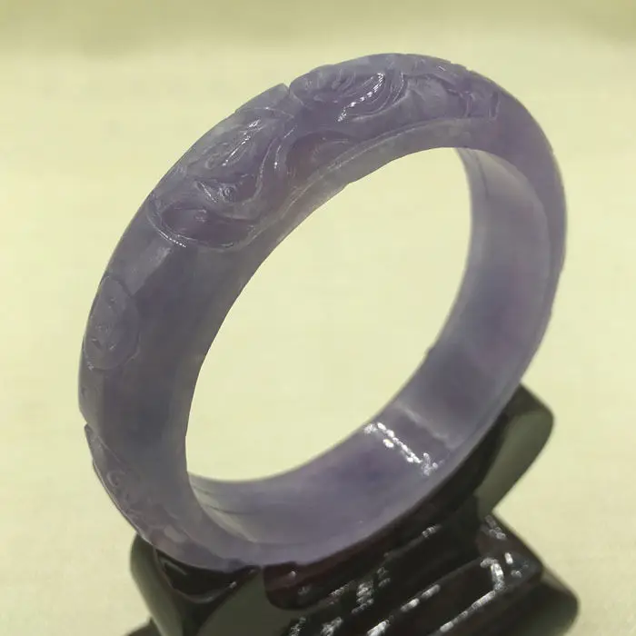 A-2319 Chinese Hand-carved Lavende Purple Jadeite Jade Gems Bangle Bracelet 63mm 28% 10.13
A-2319 Chinese Hand-carved Lavende Purple Jadeite Jade Gems Bangle Bracelet 63mm 28% 10.13