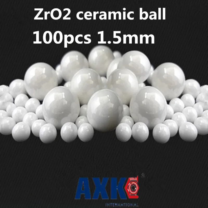 

2023 Sale Thrust Bearing Rodamientos Axk 100pcs 1.5mm Zro2 Ceramic Balls Zirconia Used In Bearing/pump/linear Slider/valvs G5