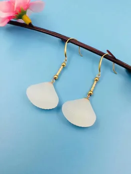 SHILOVEM 18k yellow gold Natural white Jasper drop earring classic fine Jewelry women wedding gift new 13*16mm yze131603hby
SHILOVEM 18k yellow gold Natural white Jasper drop earring classic fine Jewelry women wedding gift new 13*16mm yze131603hby