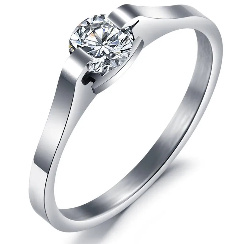 FATE LOVE Brand Women Rings Silver Color Solid Polished Stainless Steel inlay cubic zirconia Fashion Jewelry US 5 6 7 8 9 10 
FATE LOVE Brand Women Rings Silver Color Solid Polished Stainless Steel inlay cubic zirconia Fashion Jewelry US 5 6 7 8 9 10