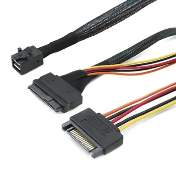 Mini Sas36P Hd8643 To Mini Sas 8639+15P Power Supply Hard Drive Data Cable
Mini Sas36P Hd8643 To Mini Sas 8639+15P Power Supply Hard Drive Data Cable