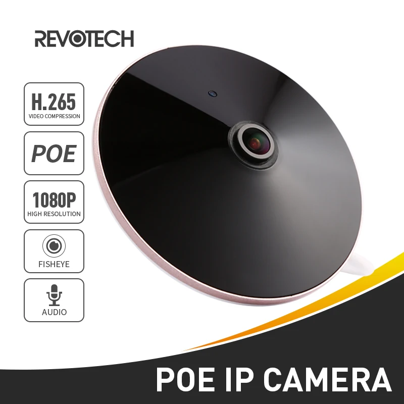 H.265 POE аудио FHD 1920x1080P 2.0MP ночное видение рыбий глаз панорамный 18 светодиодный ИК IP