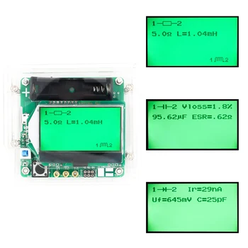 New 3.7V version of inductor capacitor ESR meter DIY MG328 multifunction transistor tester with Acrylic shell
New 3.7V version of inductor capacitor ESR meter DIY MG328 multifunction transistor tester with Acrylic shell
