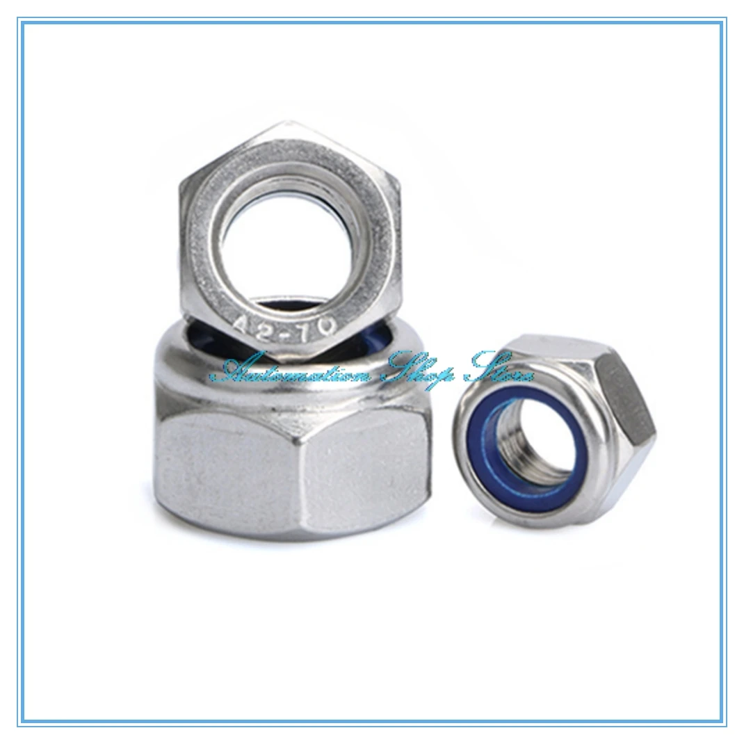 5Pcs M10 M12 M14 M16 M18 M20 304 Stainless Steel Nylon Self-locking Hex Nuts Locknut Slip Lock Nut
5Pcs M10 M12 M14 M16 M18 M20 304 Stainless Steel Nylon Self-locking Hex Nuts Locknut Slip Lock Nut