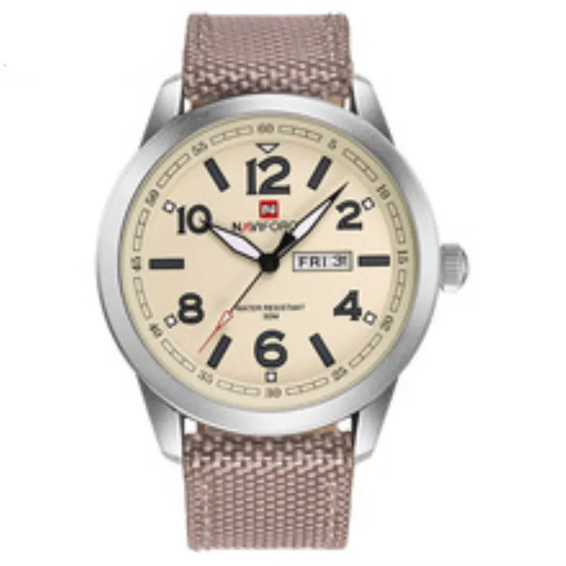 New Watch Men Brand Watch Sport Mens Watches Top Brand Luxury Military Army Business Leather Band Quartz Male Clock NAVIFORCE