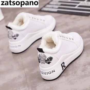 Zatsopano Brand New Autumn Winter Shoes Women Sneakers Genuine Leather Flat Platform Plush for Winter Womens Brand White Shoes
Zatsopano Brand New Autumn Winter Shoes Women Sneakers Genuine Leather Flat Platform Plush for Winter Womens Brand White Shoes