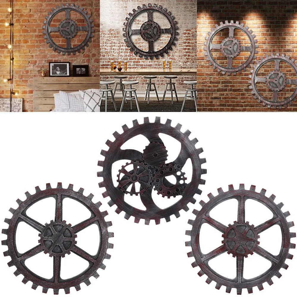 Wooden Gear Wall Art Industrial Antique Vintage Chic Home Bar Decor Gear Decoration Wooden Ornaments
Wooden Gear Wall Art Industrial Antique Vintage Chic Home Bar Decor Gear Decoration Wooden Ornaments