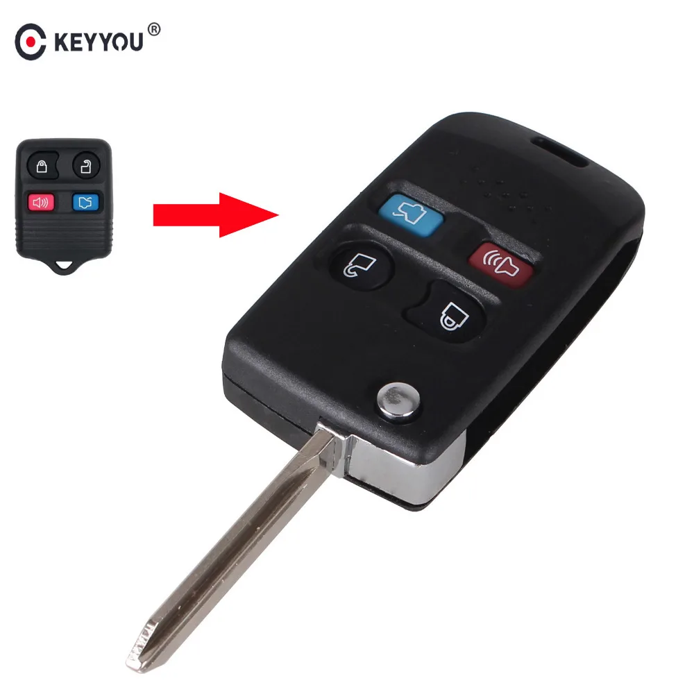 KEYYOU 4 Button Modified Folding Remote Key Flip Fob Shell For Ford Crown Victoria Escape Expedition Explorer Explorer Sport
KEYYOU 4 Button Modified Folding Remote Key Flip Fob Shell For Ford Crown Victoria Escape Expedition Explorer Explorer Sport