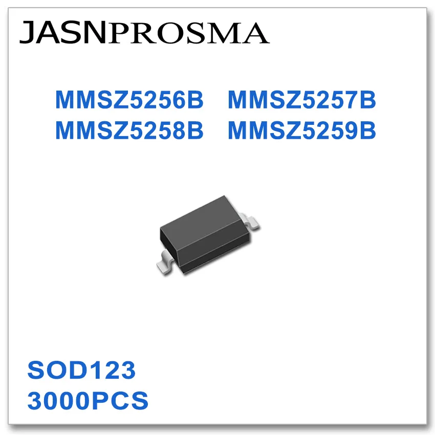 JASNPROSMA MMSZ5256B MMSZ5257B MMSZ5258B MMSZ5259B SOD123 3000 шт. Высокое качество Новые товары диод SMD 1206 |