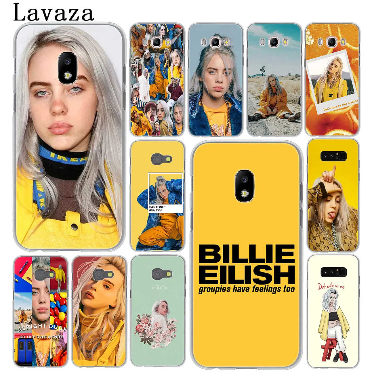 Lavaza Billie Eilish Singer Star Music Phone Case for Samsung Galaxy J6 J5 J1 J2 J3 J7 2017 2016 2015 Prime J7 US EU Version
Lavaza Billie Eilish Singer Star Music Phone Case for Samsung Galaxy J6 J5 J1 J2 J3 J7 2017 2016 2015 Prime J7 US EU Version