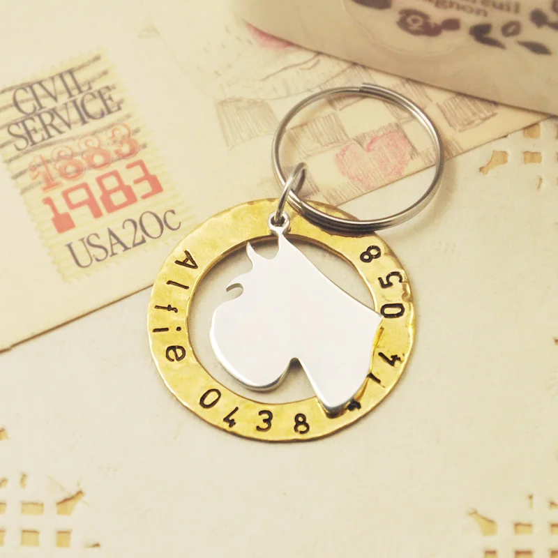 Schnauzer Dog Tag, Personalized Dog Tag, Hand stamped, Personalized Pet Dog ID Tag, Customized Name & Phone Number
Schnauzer Dog Tag, Personalized Dog Tag, Hand stamped, Personalized Pet Dog ID Tag, Customized Name & Phone Number