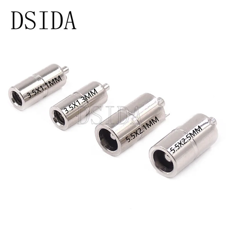 10Pcs/lot Female DC Power Jack Socket Plug 5.5*2.1mm 5.5*2.5mm 3.5*1.1mm 3.5x1.3mm Copper Female Connector With Foot For welding
10Pcs/lot Female DC Power Jack Socket Plug 5.5*2.1mm 5.5*2.5mm 3.5*1.1mm 3.5x1.3mm Copper Female Connector With Foot For welding