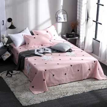 Good quality Bed Sheet Cotton Kids Adults Bedding Bed Cover King Queen Black White Pink Flat Sheet Linen cartoon Home Textile
Good quality Bed Sheet Cotton Kids Adults Bedding Bed Cover King Queen Black White Pink Flat Sheet Linen cartoon Home Textile