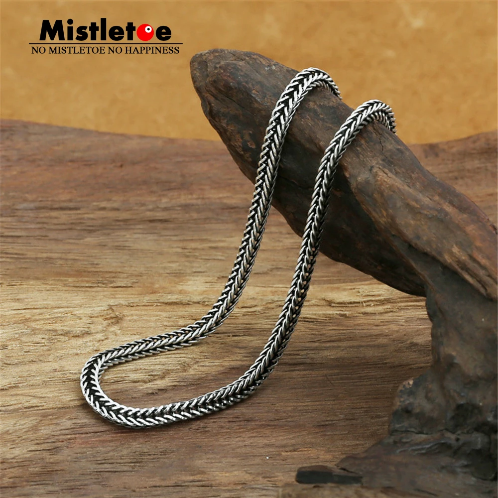 Authentic 100% 925 Sterling Silver Classic Vintage 2.8mm Fox tail Necklace Chain Jewelry For Women Or Men
Authentic 100% 925 Sterling Silver Classic Vintage 2.8mm Fox tail Necklace Chain Jewelry For Women Or Men