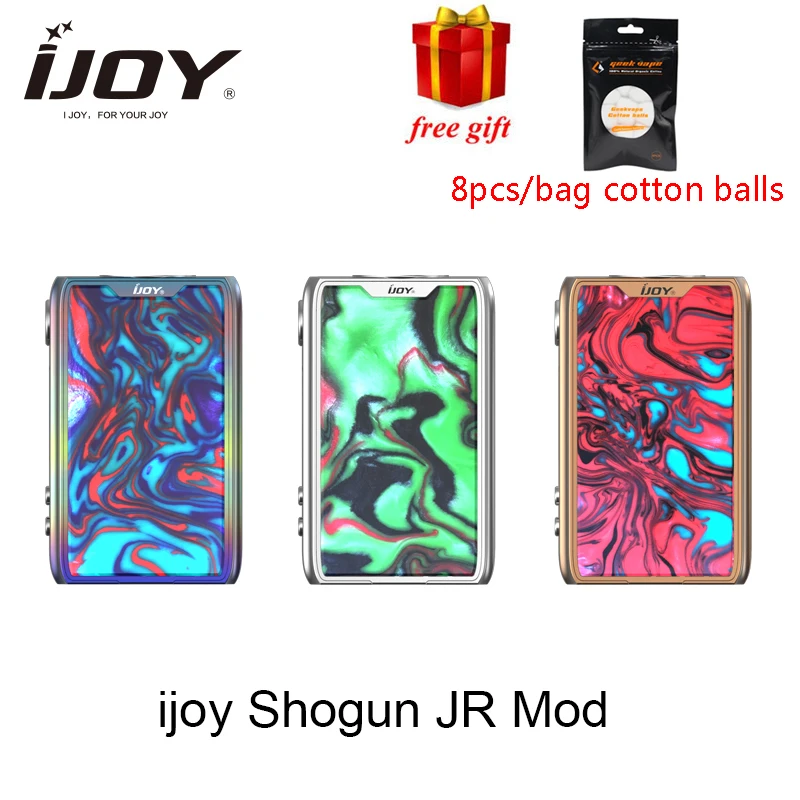 Бесплатный подарок Ijoy SHOGUN JR 126 Вт Vape TC Mod подходит для SUBOHM Танк испаритель