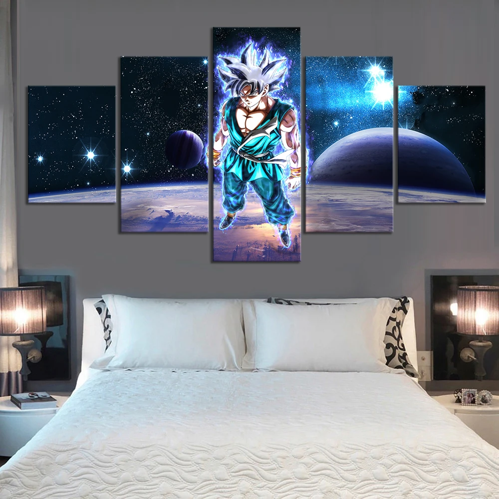 5 Piece Fantasy Art Starry Night Sky Poster Paintings Dragon Ball Ultra Instinct Goku Pictures Canvas Paintings Wall Art
5 Piece Fantasy Art Starry Night Sky Poster Paintings Dragon Ball Ultra Instinct Goku Pictures Canvas Paintings Wall Art