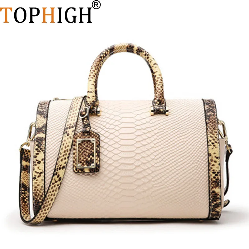 TOPHIGH Genuine leather bags crocodile snake skin women handbag fashion designer high quality shoulder bags ladies tote bag B646
TOPHIGH Genuine leather bags crocodile snake skin women handbag fashion designer high quality shoulder bags ladies tote bag B646