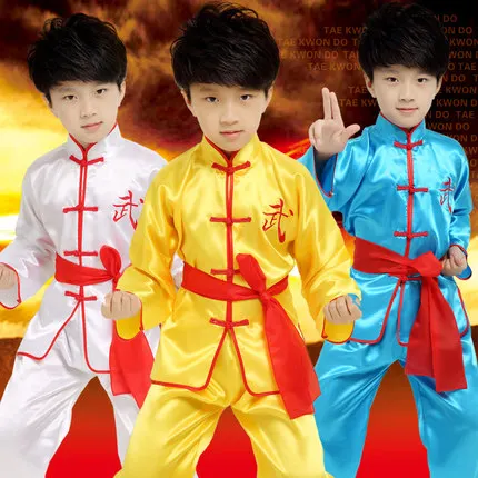 2018 3Colors New Kids Long Sleeve Stand-collar Chinese Kung Fu Uniform Festival Performance Wear Suits for Men Top + Pant + Belt
2018 3Colors New Kids Long Sleeve Stand-collar Chinese Kung Fu Uniform Festival Performance Wear Suits for Men Top + Pant + Belt