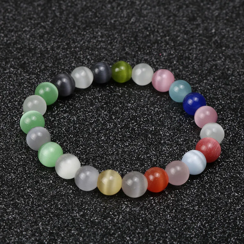 1PC DIA 8mm Cat Eye Beaded Colorful Elastic Bracelets for Women Natural Stone DIY Cute Bracelet Jewelry Buddha beads Pulseras
1PC DIA 8mm Cat Eye Beaded Colorful Elastic Bracelets for Women Natural Stone DIY Cute Bracelet Jewelry Buddha beads Pulseras