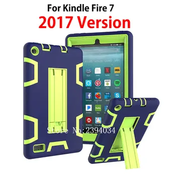 2017 Cover For Amazon All-New Fire 7 Tablet with Alexa 7" Case Kids Safe Armor Shockproof Heavy Duty Silicone PC Stand Case
2017 Cover For Amazon All-New Fire 7 Tablet with Alexa 7" Case Kids Safe Armor Shockproof Heavy Duty Silicone PC Stand Case