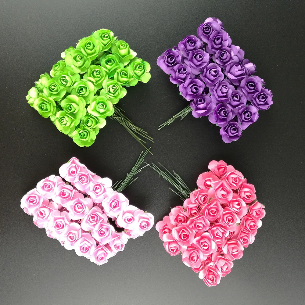 36pcs/lot Scrapbooking Artificial Mulberry Paper Rose Bouquet Wire Stem Wedding Artificial Flowers for Decoration Home Decor
36pcs/lot Scrapbooking Artificial Mulberry Paper Rose Bouquet Wire Stem Wedding Artificial Flowers for Decoration Home Decor