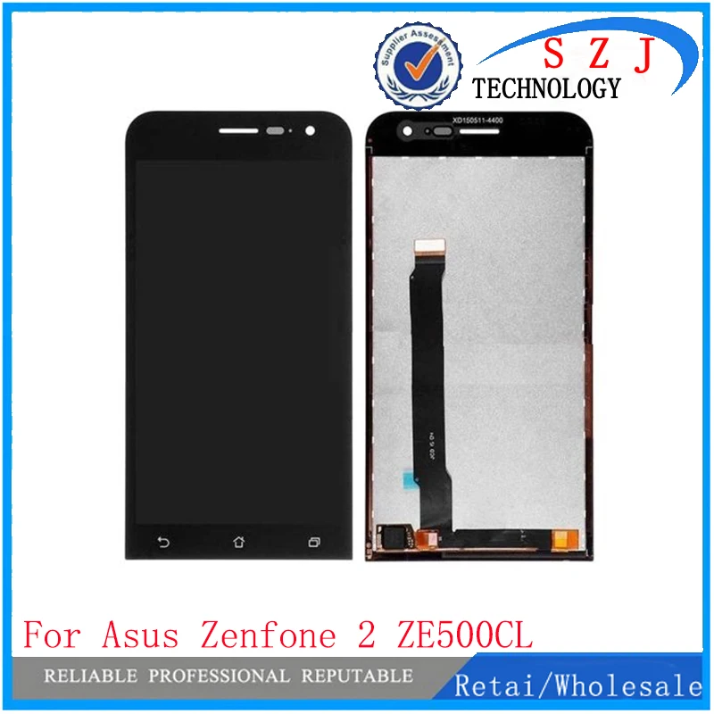 ЖК-дисплей 5 дюймов для ASUS Zenfone 2 ZE500CL Z00D, сенсорный экран с дигитайзером и датчиками в сборе, запчасти для ремонта, бесплатная доставка
ЖК-дисплей 5 дюймов для ASUS Zenfone 2 ZE500CL Z00D, сенсорный экран с дигитайзером и датчиками в сборе, запчасти для ремонта, бесплатная доставка