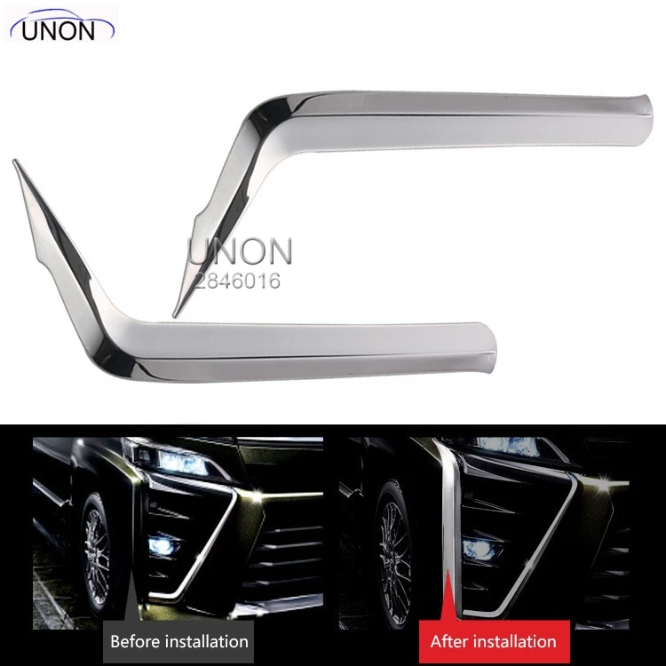 Stainless Steel Chrome Front Fog Lamps Cover Trim Fog Lights Trim Sticker for Toyota Voxy Noah 2018 2019 accessories
Stainless Steel Chrome Front Fog Lamps Cover Trim Fog Lights Trim Sticker for Toyota Voxy Noah 2018 2019 accessories
