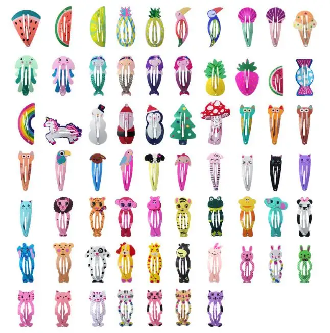 120pcs/lot NEW Kids Hair Accessories Headwear Flamingo Pineapple Fruit Hairpins Cartoon Mermaid Horse Rainbow Hair Clip for Girl
120pcs/lot NEW Kids Hair Accessories Headwear Flamingo Pineapple Fruit Hairpins Cartoon Mermaid Horse Rainbow Hair Clip for Girl