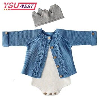 Baby Girls Clothes Autumn Baby knitted Romper Set Infant Newborn Baby Girl Cardigan Boys Sweater Cotton Baby Jumpsuit For Girls
Baby Girls Clothes Autumn Baby knitted Romper Set Infant Newborn Baby Girl Cardigan Boys Sweater Cotton Baby Jumpsuit For Girls