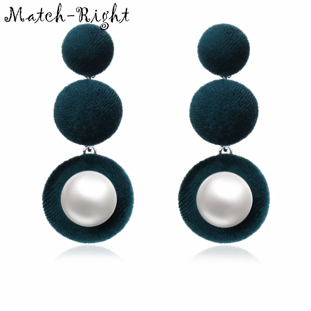 Match-Right Women Hanging Statement Earring Long Drop Velvet Dangle Earrings with Immitation Pearl for Women Jewelry Gifts SP191
Match-Right Women Hanging Statement Earring Long Drop Velvet Dangle Earrings with Immitation Pearl for Women Jewelry Gifts SP191