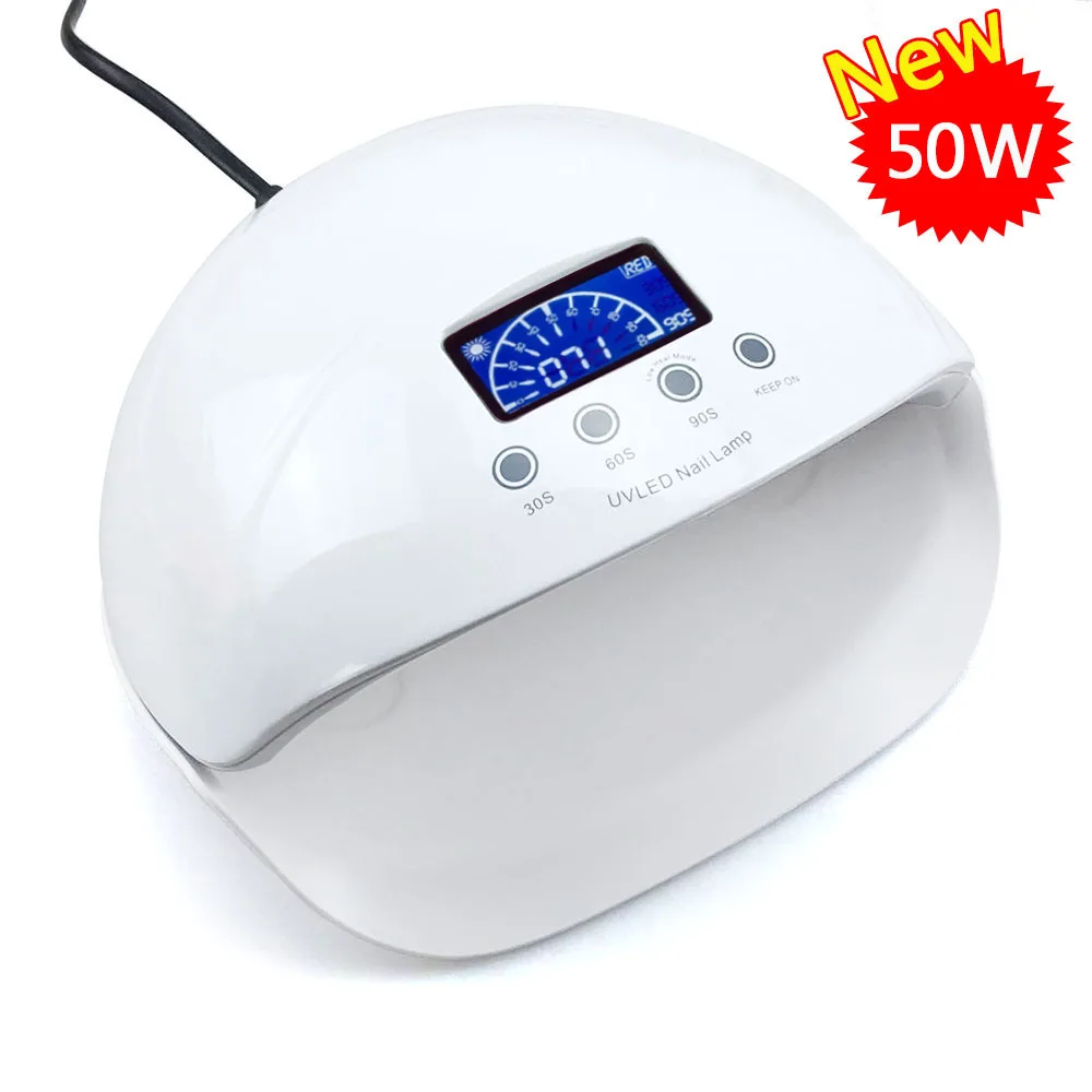50W SUN5se UV lamp LED nail light nail dryer automatic induction 30/60 / 90s timer smart manicure tool
50W SUN5se UV lamp LED nail light nail dryer automatic induction 30/60 / 90s timer smart manicure tool