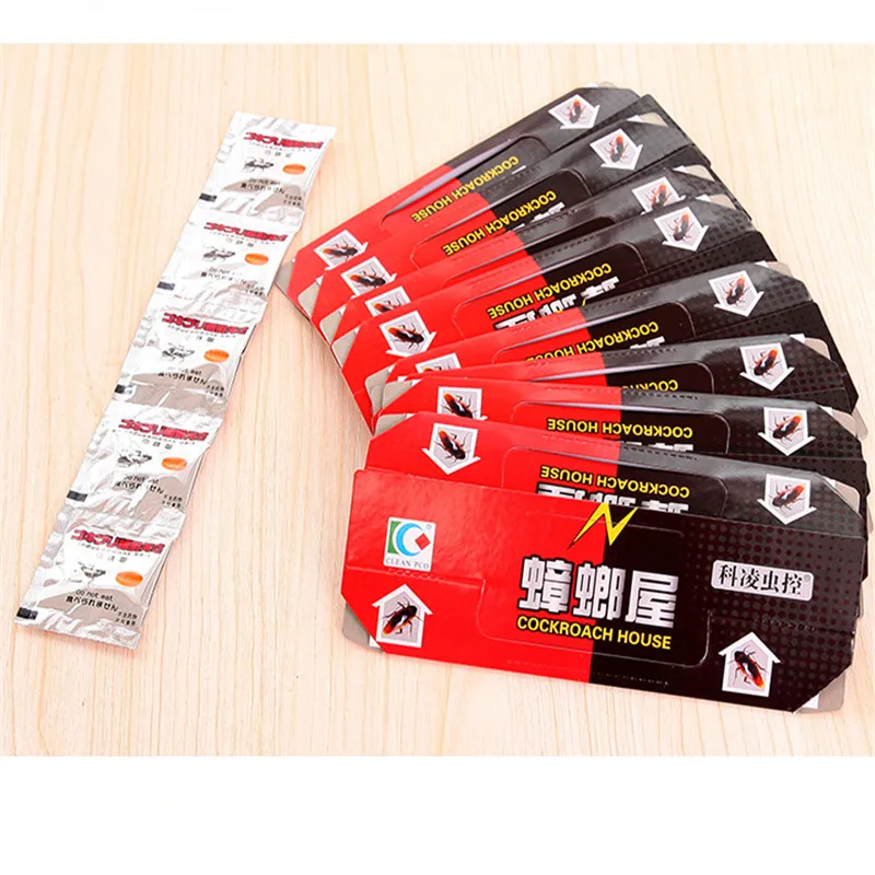 10Pcs Cockroach House Cockroach Trap Repellent Killing Bait Strong Sticky Catcher Traps Insect Pest Repeller Eco- friendly
10Pcs Cockroach House Cockroach Trap Repellent Killing Bait Strong Sticky Catcher Traps Insect Pest Repeller Eco- friendly