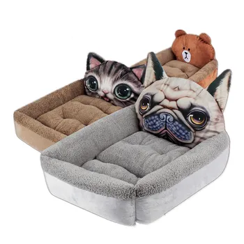 Dog Cat Bed Pet Mattress Winter House Warm Nest Soft Washable 3D Cartoon Printed Dog Beds for Small Dogs Cats Pet Products
Dog Cat Bed Pet Mattress Winter House Warm Nest Soft Washable 3D Cartoon Printed Dog Beds for Small Dogs Cats Pet Products