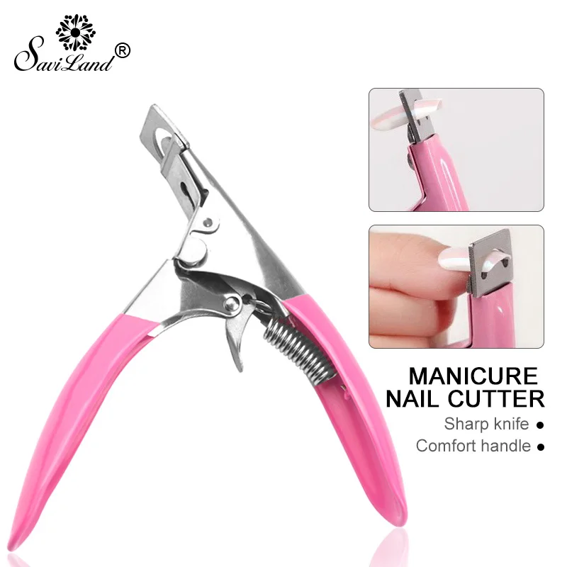 Saviland Nail Art Clipper Cutter 1Pcs UV Gel U One Word Clippers Manicure False Nail Tips Cutting Steel Tool
Saviland Nail Art Clipper Cutter 1Pcs UV Gel U One Word Clippers Manicure False Nail Tips Cutting Steel Tool
