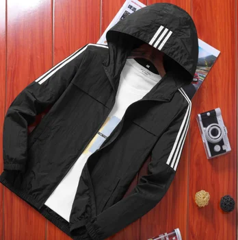 Plus Size 4XL Super Thin Teenager Boy Street Cool Striped Summer Rash Guard Sunscreen With Hat Pocket Outdoor Jacket Coat
Plus Size 4XL Super Thin Teenager Boy Street Cool Striped Summer Rash Guard Sunscreen With Hat Pocket Outdoor Jacket Coat