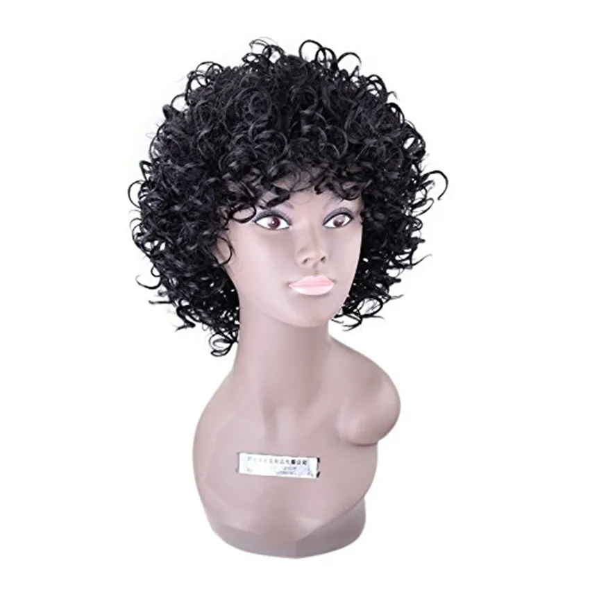 Feibin Short Wigs For Black Women Afro Kanekalon Kinky Curly Hair 12inch bz17 Free Shipping
Feibin Short Wigs For Black Women Afro Kanekalon Kinky Curly Hair 12inch bz17 Free Shipping