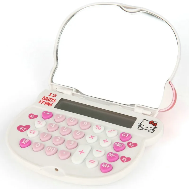 Sanrio Hello Kitty Cartoon Folding 2in1 Make Up Mirror Calculator Portable KT White Girl Dual Power Solar Power + AA Battery
Sanrio Hello Kitty Cartoon Folding 2in1 Make Up Mirror Calculator Portable KT White Girl Dual Power Solar Power + AA Battery
