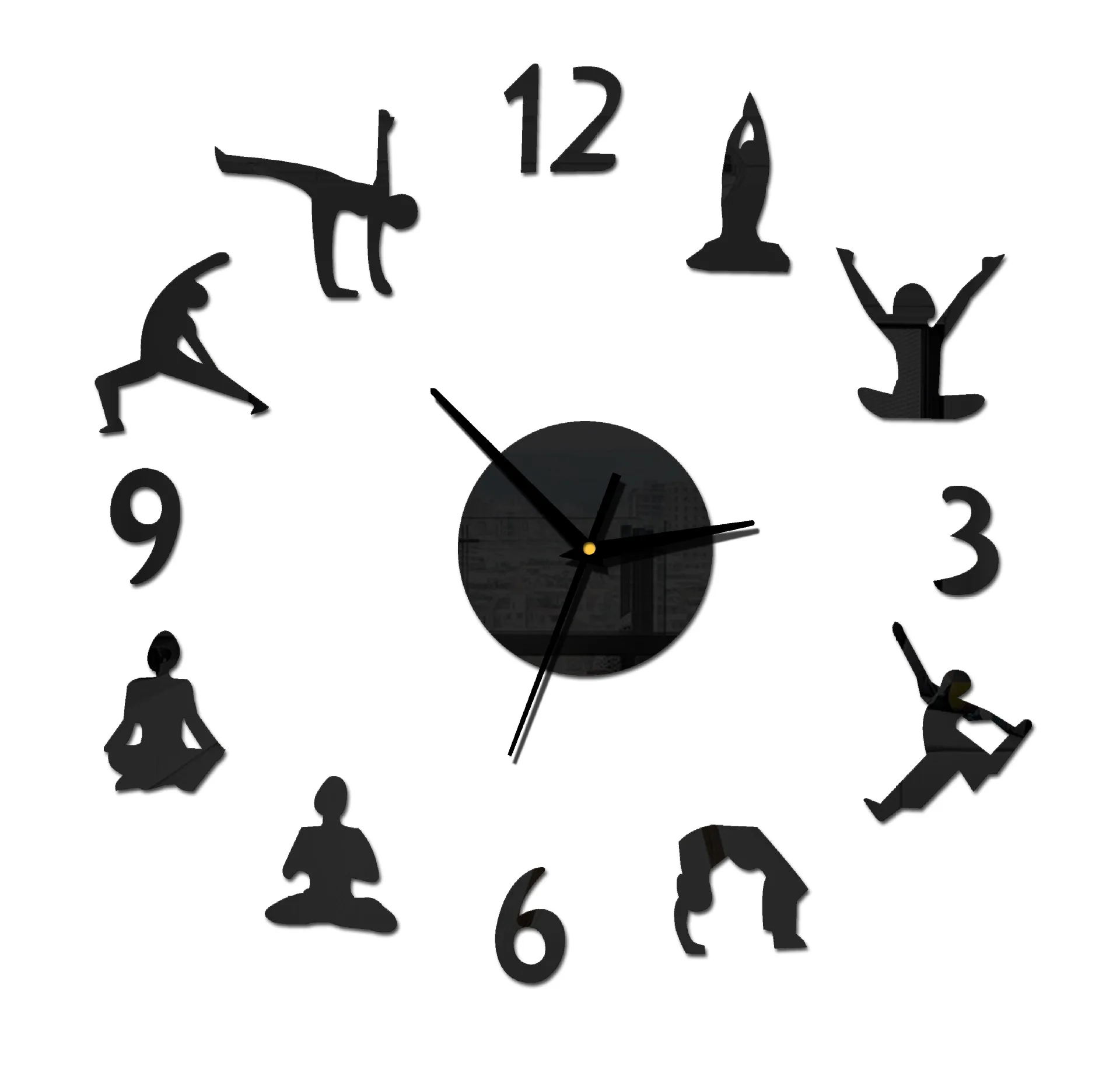 Yoga new arrival Quartz clocks fashion watches 3d real wall clock rushed mirror sticker diy living room decor free shipping
Yoga new arrival Quartz clocks fashion watches 3d real wall clock rushed mirror sticker diy living room decor free shipping