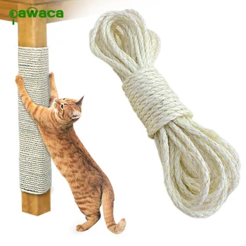 6mm Cat Scratching Post Toys Sisal Rope Making DIY Desk Foot Stool Chair Legs Binding Rope for Cat Sharpen Claw 20 M
6mm Cat Scratching Post Toys Sisal Rope Making DIY Desk Foot Stool Chair Legs Binding Rope for Cat Sharpen Claw 20 M