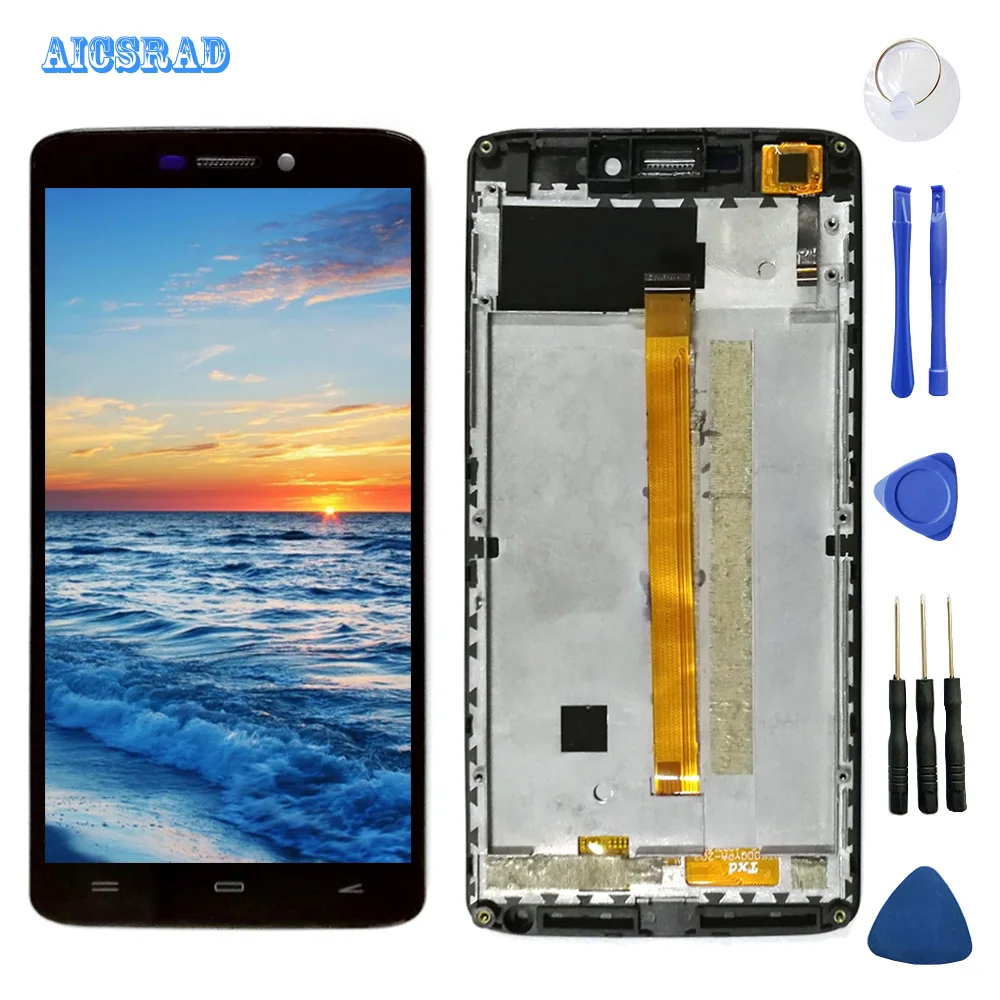 For 5" inch Energy phone Max 4000 LCD Display+Touch Screen LCD Digitizer Glass Panel Replacement max4000+Free Tools
For 5" inch Energy phone Max 4000 LCD Display+Touch Screen LCD Digitizer Glass Panel Replacement max4000+Free Tools